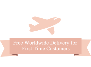 Free Worldwide Delivery for First Time Customers